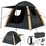 Juskys EasyFlow L Dunkelgrau/Khaki
