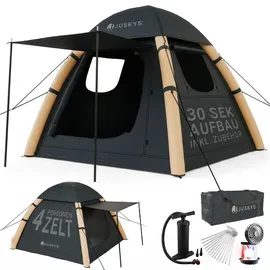 Juskys EasyFlow L Dunkelgrau/Khaki
