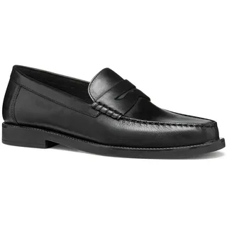 GEOX Herren U RECANATI Loafer, Black, 41