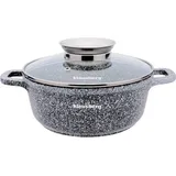 Klausberg Marmorbeschichteter Kochtopf 24 cm rund