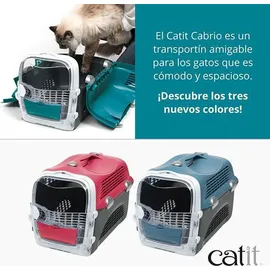 Catit Cabrio Transportbox 51 x 33 x 35 cm Türkis/Grau