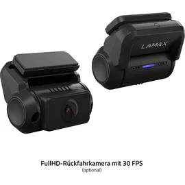 LAMAX T10 Dashcam mit GPS Blickwinkel horizontal max.=170 ° Datenanzeige im Video, G-Sensor, WDR, Schleifenaufzeichnung, Automatischer Start, GPS