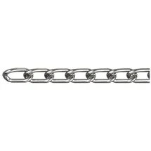 Dörner + Helmer Geschweisste Ringkette Nickel Stahl vernickelt 10 m