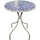 Hti-Living Santorin Metalltisch Ø 60 x 70 cm weiß