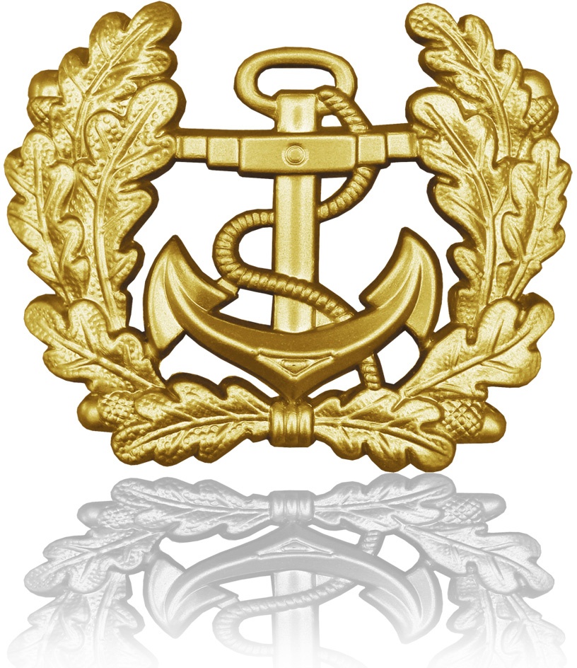 BW Mützenkranz Metall Marine