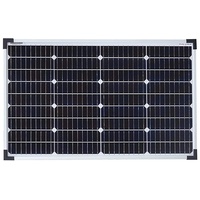 Enjoy Solar PERC Mono 50W 12V Solarpanel Solarmodul Photovoltaikmodul, 166mm*166mm Monokristalline Solarzelle mit 9 Busbars, ideal für Wohnmobil, Gartenhäuse, Boot