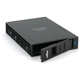 Fantec MR-25 Mobiles Speicher-Rack - 2,5" HDD oder SSD in einem 3,5" Einschub. schwarzes Kunststoffgehäuse