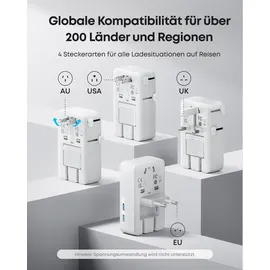 Anker Reiseadapter 20 W Schwarz 1 St.
