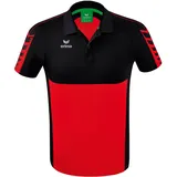 Erima Six Wings Poloshirt rot/schwarz XL