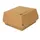 Papstar Burgerboxen 80 St. 12,5 x 12,5 cm Braun