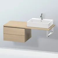 Duravit L-Cube Seitenschrank, 2 Auszüge, LC583807171,