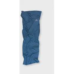 Hüttenschlafsack Baumwolle Erwachsene leicht Reisen, Camping, Wandern, blau 220 CM