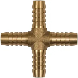 Riegler Kreuz-Schlauchverbindungsstutzen für Schlauch 5 mm Messing