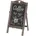 Mendler HWC-E51 Aufsteller Kreidetafel braun