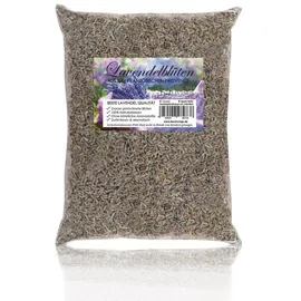 BestLivings Lavendelblüten getrocknet 1 Liter (1 x ~140gr) Duftintensiv, getrockneter Lavendel naturbelassen, für Potpourri Duft, Duftkissen, Seifen u.v.m.