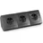 McPower Steckdosenblock Flair 0,15 m Anthrazit 3 St.