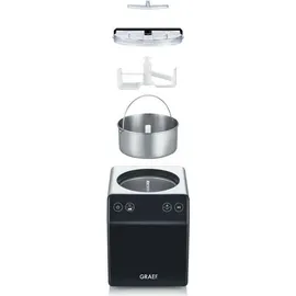 Graef IM 700 Eisbereiter edelstahl/schwarz - Schwarz/Silber