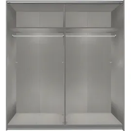 WIMEX Schwebetürenschrank Lüneburg 180 x 198 x 65 cm Schwarz