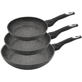 Klausberg Pfannen-Set 3-tlg. 20 cm + 24 cm + 28 cm