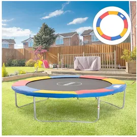Homcom Trampolin-Abdeckplane Mehrfarbig 305 cm x 305 cm x 1,5 cm
