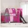 vidaXL Kinderloftbett 100 x 200 cm Schwarz/Pink