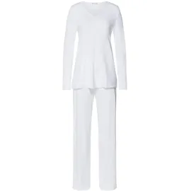 Hanro Pyjama Cotton Silk Weiß M