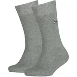 Tommy Hilfiger Kinder Socken, Vorteilspack - Basic, TH, 23-42, einfarbig Grau 31-34