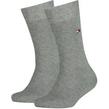 Tommy Hilfiger Kinder Socken, Vorteilspack - Basic, TH, 23-42, einfarbig Grau 31-34