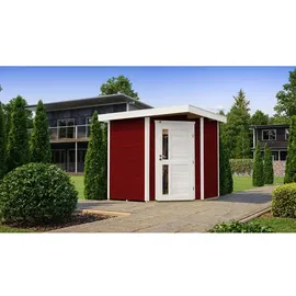 Weka Gartenhaus 229 A 2,09 x 2,05 m schwedenrot
