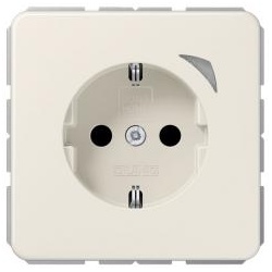 JUNG HOME SCHUKO® Steckdose, Safety+, weiß