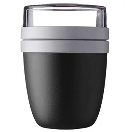 Mepal Müslibecher to go Old Nordic Black 0,3 l + 0,12 l