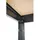 SCHULTE Regalwelt Schwerlastregal Holz/Metall 43x100x35 cm schwarz 2 Holzböden