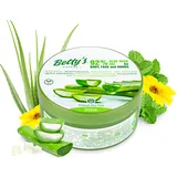 BETTY'S Nature 92% Aloe Vera Anteil - Natürliches Bio Aloe Vera Gel Körper Gesicht Hand Creme - Vegan - Pflegendes Körpergel mit