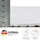 THEKO | Dhurry Teppich aus 100% Baumwolle Flachgewebe Teppich Happy Cotton | handgewebt | Farbe: Weiß | 40x60 cm