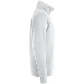 New Wave Rundhalspullover Classic Half Zip Weiß XS