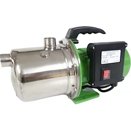 chm JET Gartenpumpe Edelstahl 1300 Watt mit Druckschalter
