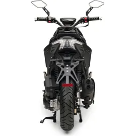 Burnout Motorroller BAD s Mattschwarz 50ccm 25 kmh Mofa Sportlich Scooter