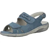WALDLÄUFER Komfort-Sandalen in denim | Gr.: 37,5