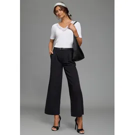 LAURA SCOTT Bundfaltenhose schwarz 42
