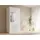 Home Affaire Wäscheschrank KOS Garderobe mit 3 Schubladen 101 x 200,5 x 58 cm Weiß
