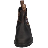 Blundstone 1409 Chelseaboots Stout Brown With Striped Elastics braun 47 EU