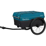 Qeridoo Fahrradanhänger Qubee Grey, blau
