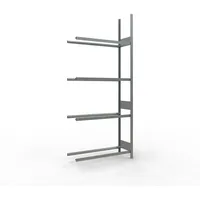 Schulte Reifenregal Metall 275x115x40 cm silber