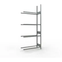 Schulte Reifenregal Metall 275x115x40 cm silber