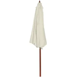 vidaXL Sonnenschirm 300 x 258 cm Sandweiß