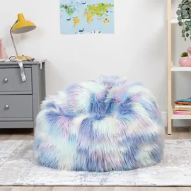 I.C.O.N. icon Sitzsack Blau, Kunststoff, 100 L, 1-Sitzer, 65x45x65 cm, Hergestellt in Deutschland, Wohnzimmer, Hocker, Sitzsäcke, Kindersitzsäcke