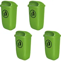 BRB-Lagertechnik BRB 4 Abfallbehälter 50 l Grün