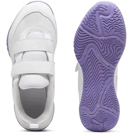 Puma Varion II Hallenschuhe mit Klettverschluss Kinder 04 white/lavender alert 30