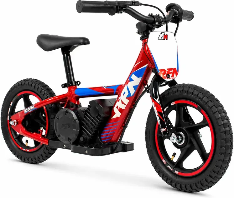 RFN Kinder-12-Zoll-Geländemotorrad, 100-W-Motor, 64,2-Wh-Motocross-Geländemotorrad, 13 km/h Rennmotorrad für Jungen und Mädchen, Kinder