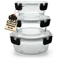 BigDean Frischhaltedose rund weiß 0,4 l